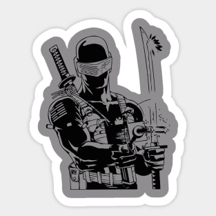 G.I. Joe Snake eyes Sticker